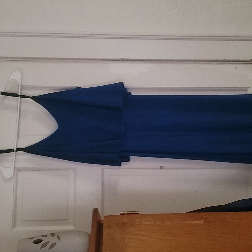 Blue dress